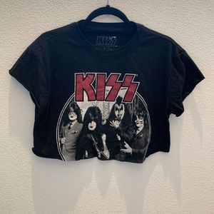 Kiss cutoff shirt